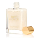 Iluminador Liquido Body Glow Oil Beauty Creations Tono Del Maquillaje Champagne