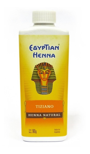 Henna Egyptian Tintura Natural En Polvo 90gr