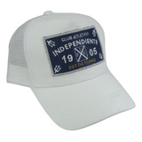 Gorra Independiente Trucker De Gabardina Bordada