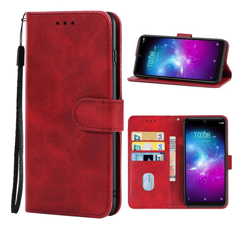 Funda De Piel Para Zte Blade A51 Lite/a5 2020