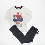 Pijama Niño Spiderman New York Gris Marvel