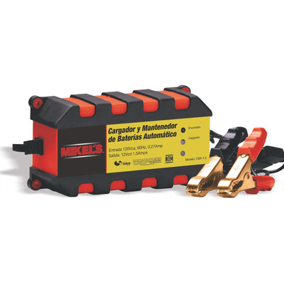 Cargador De Baterias Automatico 1.5 Amperes Mikels