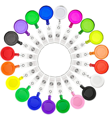 Set De 50 Colores De Identificación Yoyo Porta Credencial