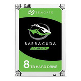 Disco Duro Interno Seagate Barracuda St8000dm004 8tb Plata Y Negro