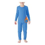 Ropa Interior Térmica Para Niños, Ultra Suave, Conjunto D.