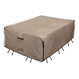 Ultcover 600d Cubierta De Mesa Para Patio Duradera De Pvc