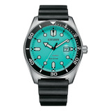 Reloj Citizen Eco-drive Esfera Turquesa Hombre Aw1760-14x