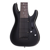 Schecter Damien Platinum 9 Sbk Guitarra Eléctrica 9 Cuerdas Color Negro