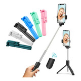 Bastón Selfie Tripie Con Control Remoto Bluetooth Resistente