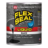 Flexliquid Negro Pintura Sellador Impermeable Resistente