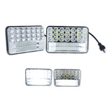 Par Faros Unidad 45 Led Rectangular 4x6 4656 Alta Baja