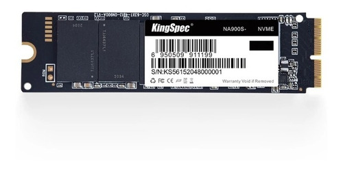 Ssd/hd Kingspec 256gb Nvme Mac Na900s - 3 Anos De Garantia!