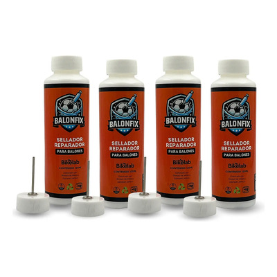 Sellador De Balones Ponchados 250ml Balonfix - 4 Pack | Meses sin interés