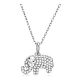 Collar Cadena Para Mujer Dije Elefante En Plata 925