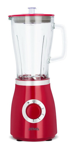 Licuadora De Vaso Atma Li8444rp 500w 5 Velocidades Color Rojo