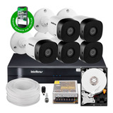 Intelbras Cftv 5-camera Kit Modelo Mhdx Armazenamento 500 Gb