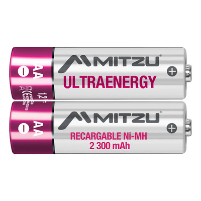 Pilas Recargables Mitzu Original Aa 2300 Mah 1.2 Par Doble A | Meses sin interés