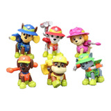 Paw Patrol Set De 6 Figuras Patrulla Canina - Envío Gratis