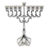 Menorah/candelabro Ateret Judaica Plata