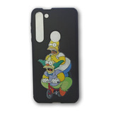 Funda Goma Flexi Antidesli Dibujo Para Motorola Moto G8 Plus