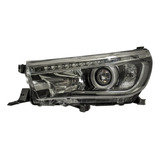 Optica Con Lupa Con Led Izquierdo Toyota Hilux 16/19