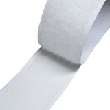 Velcro Com Adesivo Dupla Face Autocolante 50mm X 1m - Branco