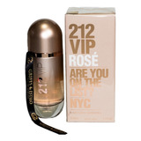 212 Vip Rosé 80ml Carolina Herrera Feminino Original Lacrad