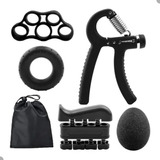 Kit Hand Grip Fortalecedor De Mão Exercício Dedo Fisioterapi