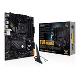 Tarjeta Madre Asus Tuf Gaming B550-plus Wifi Am4 Ddr4 Atx Color Gris Oscuro