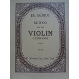 Partitura Violino Method For Violin V. 1 Method - De Beriot