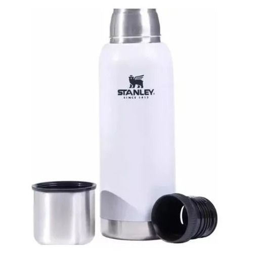 Termo Stanley Blanco Adventure 1 Litro Polar C/tapón Cebador