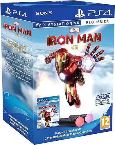 Marvel's Iron Man Vr + Ps Move Controller Twin Pack - Ps4