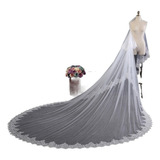 Cathedral Wedding Veil 3.5 Meters Long And