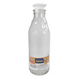 Botella De Vidrio 500ml Con Tapa Jugo Agua Siena