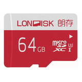 Londisk 4k 64gb U3 Clase 10 Microsd Tarjeta De Memoria Para