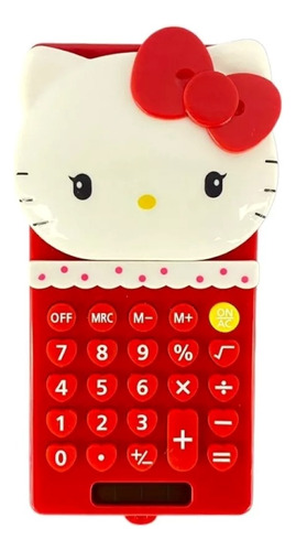 Calculadora De Bolsillo Hermosa Kuromi Kitty Cubre Pantalla