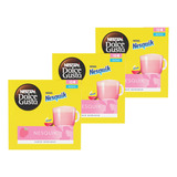 Combo 3 Caixas Nescafé Dolce Gusto - Sabor Morango Nesquik