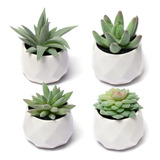 Mini Plantas Artificiales Interiores Con Maceta Pequeñas