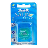 Hilo Dental Oral-b Satin Floss Sabor Menta Pack 12 Unidades 