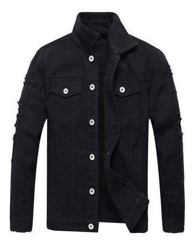 Ropa Retro Hombre Ropa Ocio Chaquetas Mezclilla Masculina