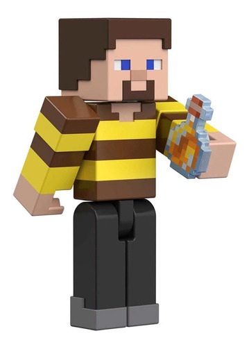 Minecraft Core Figura De 3.25  Construye Un Portal - Steve A