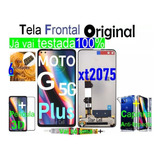 Tela Frontal Original Moto G 5g Plus (xt2075)+pelí3d+capa+cl