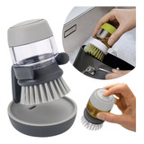 Cepillo De Limpieza Trastes Dispensador Jabon Cocina Hogar