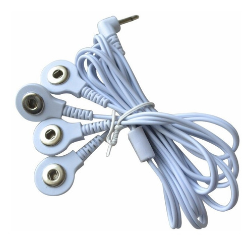 Cable Electrodos 4 Salidas Y Plug De 2.5mm Terapia Pads Tens