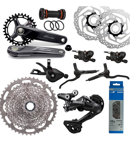 Grupo Shimano Deore Monoplato Mtb M4100 10v