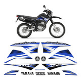 Kit Adesivos Yamaha Moto Lander Xtz 250 2011 + Emblemas