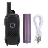 Rádio Portátil Mini Walkie Talkie Uhf Pmr Frs 2w 400470mh