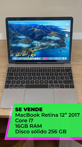 Computador Macbook 12 PuLG. Intel Core I7 2 Núcleos 1.4ghz