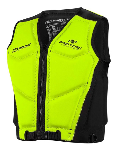 Colete Salva Vidas Neoprene Homologado Pro Tork G Amarelo