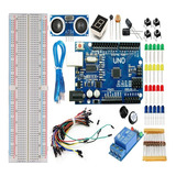 Kit Uno R3 Maker 100pcs + Protoboard Rele Compativel Arduino